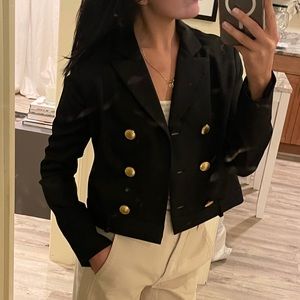 Rag and Bone cropped blazer